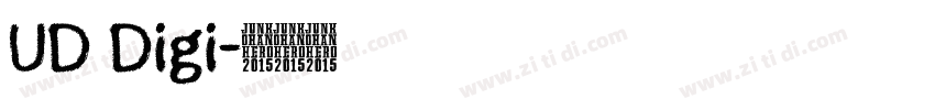 UD Digi字体转换